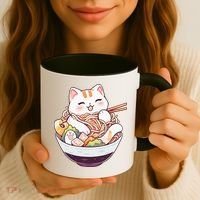 Ra Cat Kawaii Neko Cute Anime Coffee Mug thumb 3