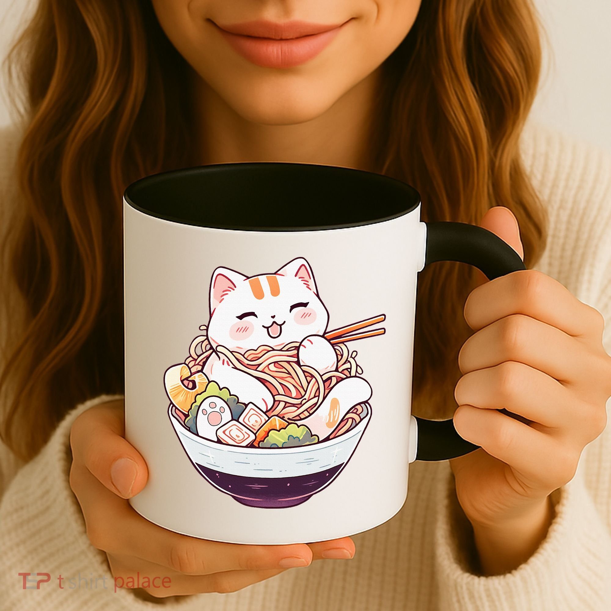 Ra Cat Kawaii Neko Cute Anime Coffee Mug