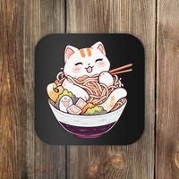 Ra Cat Kawaii Neko Cute Anime Coaster thumb 0