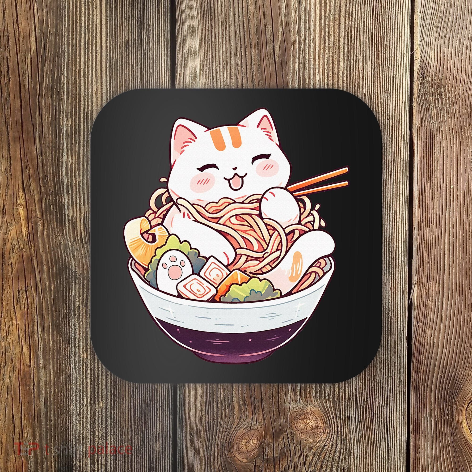 Ra Cat Kawaii Neko Cute Anime Coaster