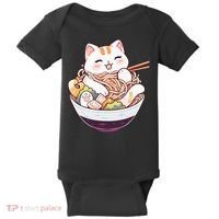 Ra Cat Kawaii Neko Cute Anime Baby Bodysuit thumb 0