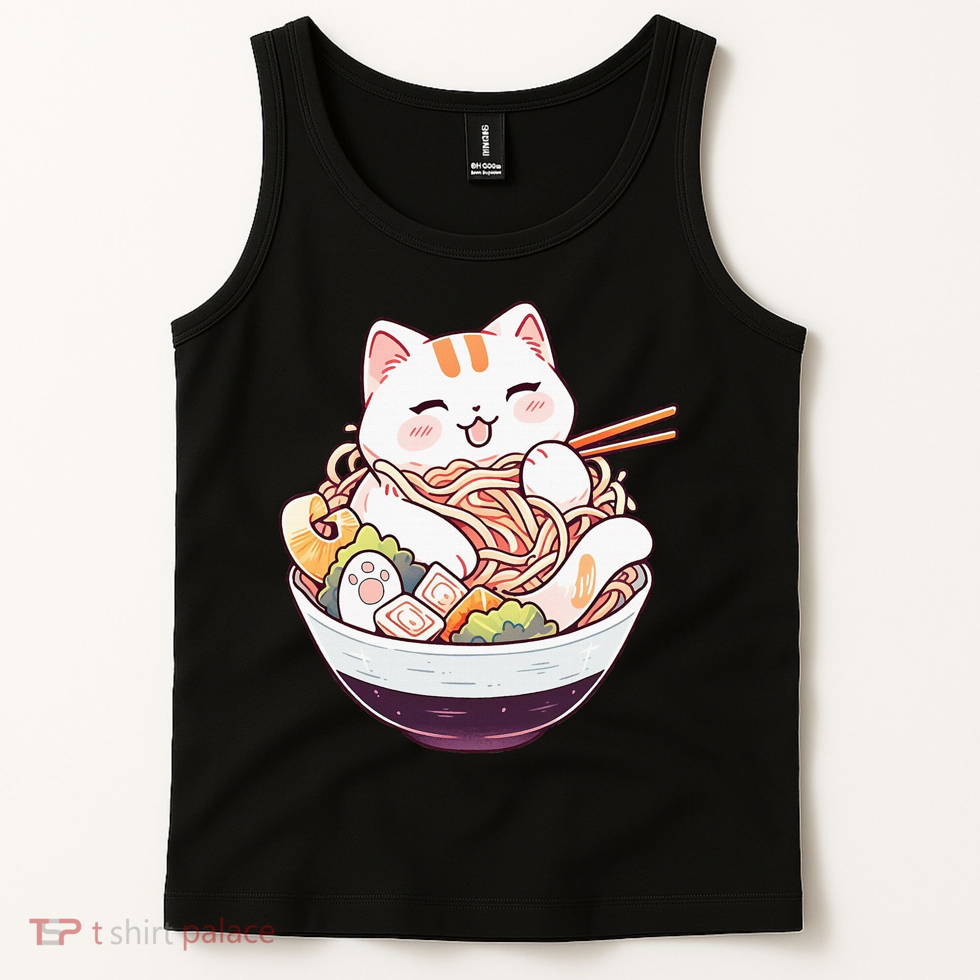 Ra Cat Kawaii Neko Cute Anime Tank Top