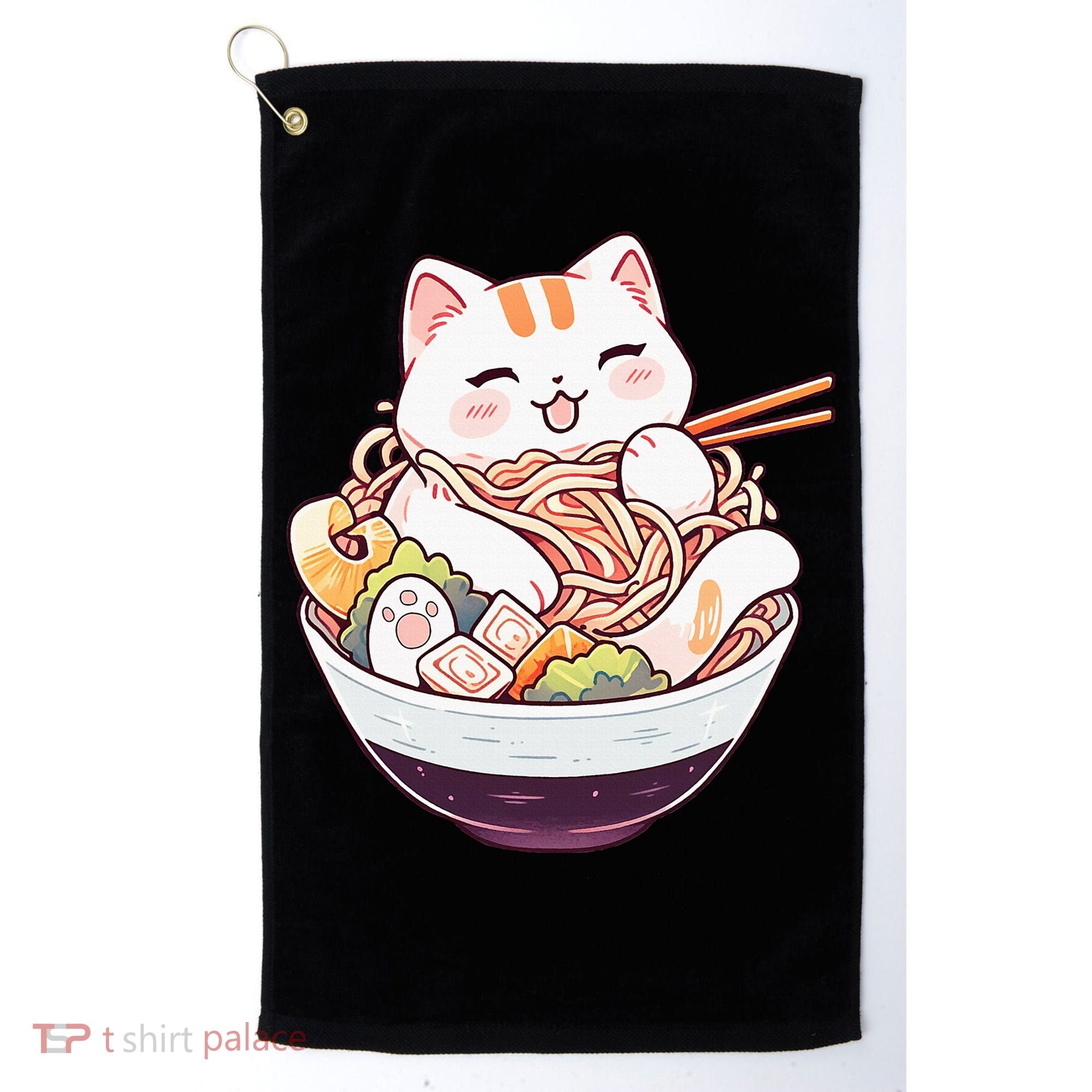 Ra Cat Kawaii Neko Cute Anime Golf Towel
