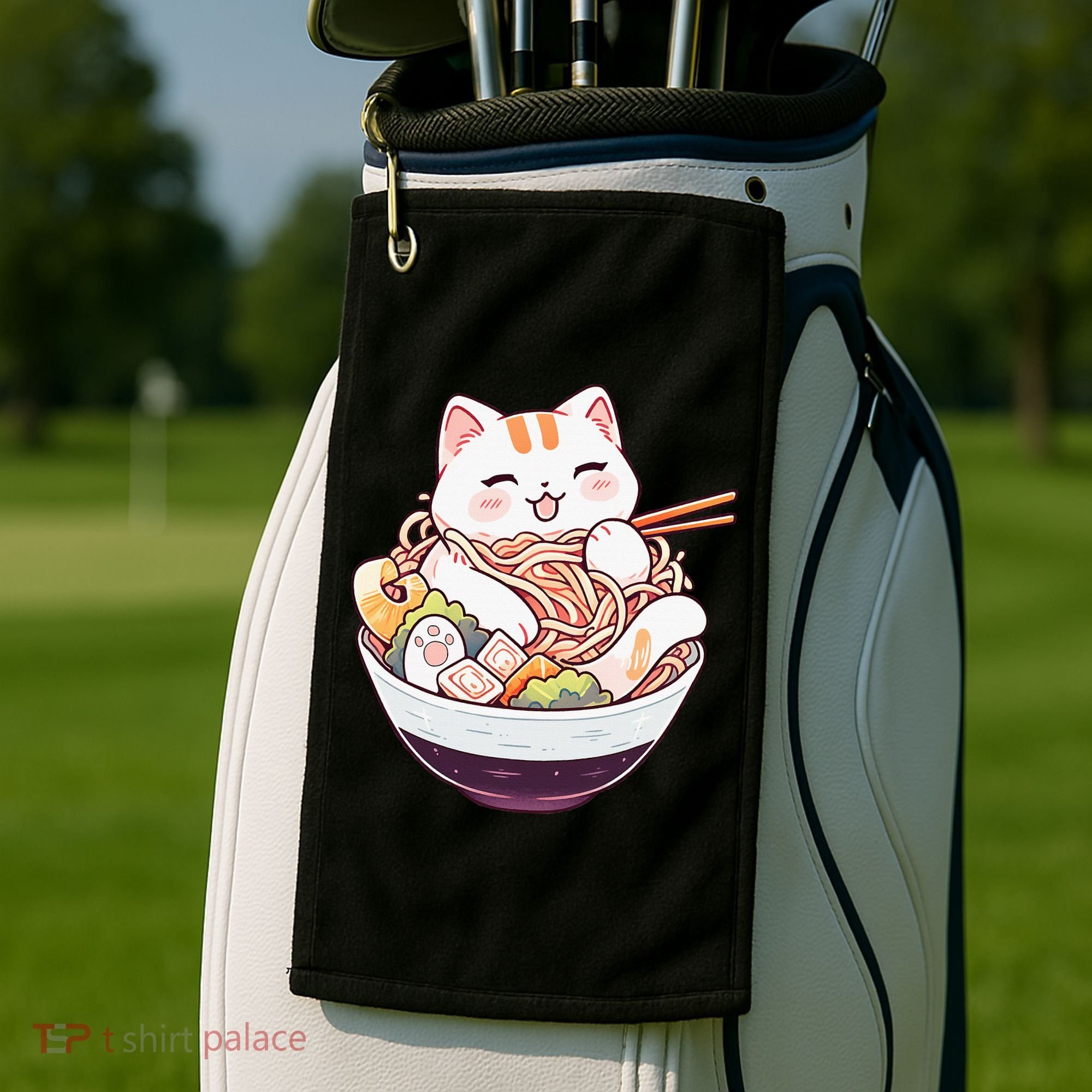 Ra Cat Kawaii Neko Cute Anime Golf Towel