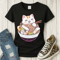 Ra Cat Kawaii Neko Cute Anime Women's T-Shirt thumb 3