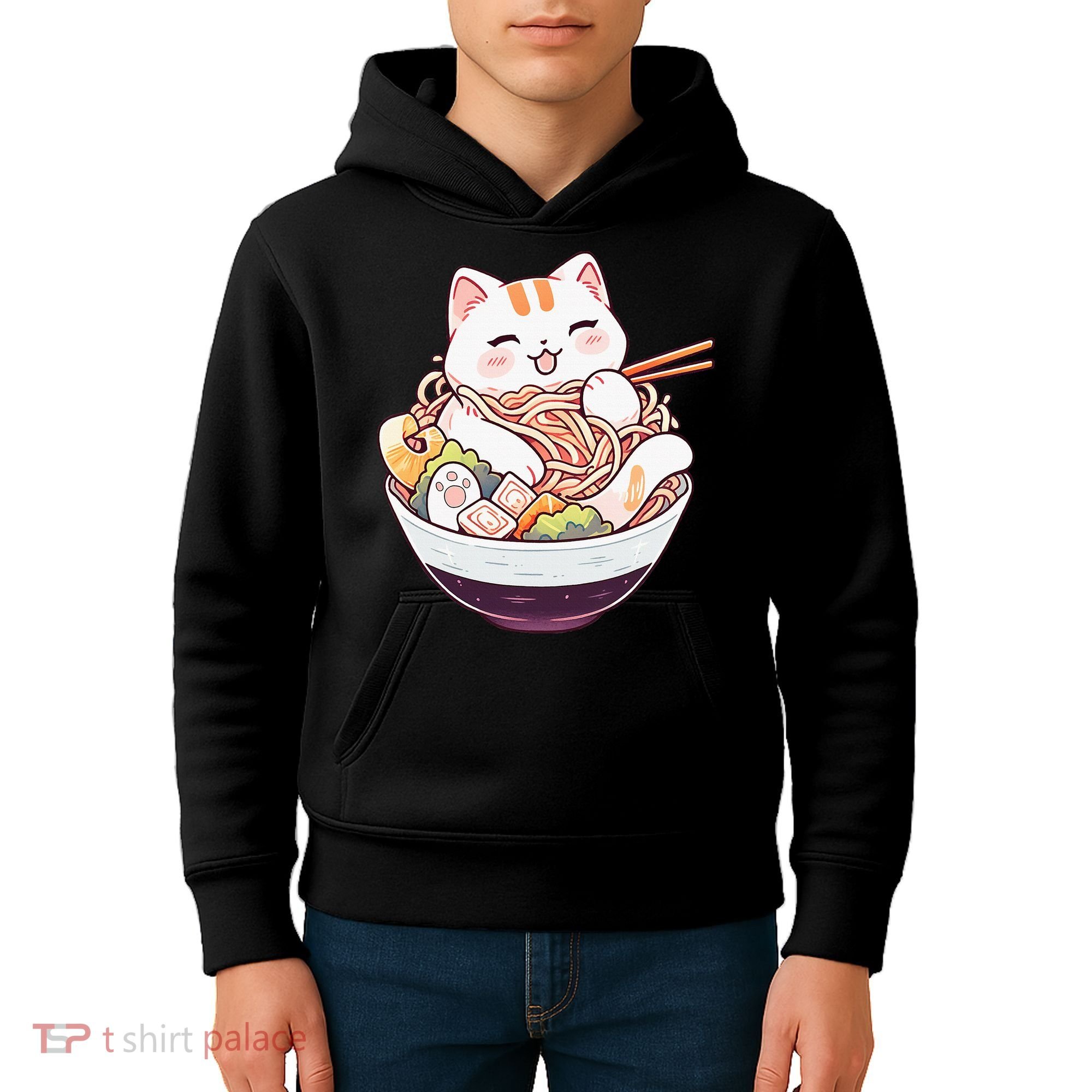 Ra Cat Kawaii Neko Cute Anime Kids Hoodie