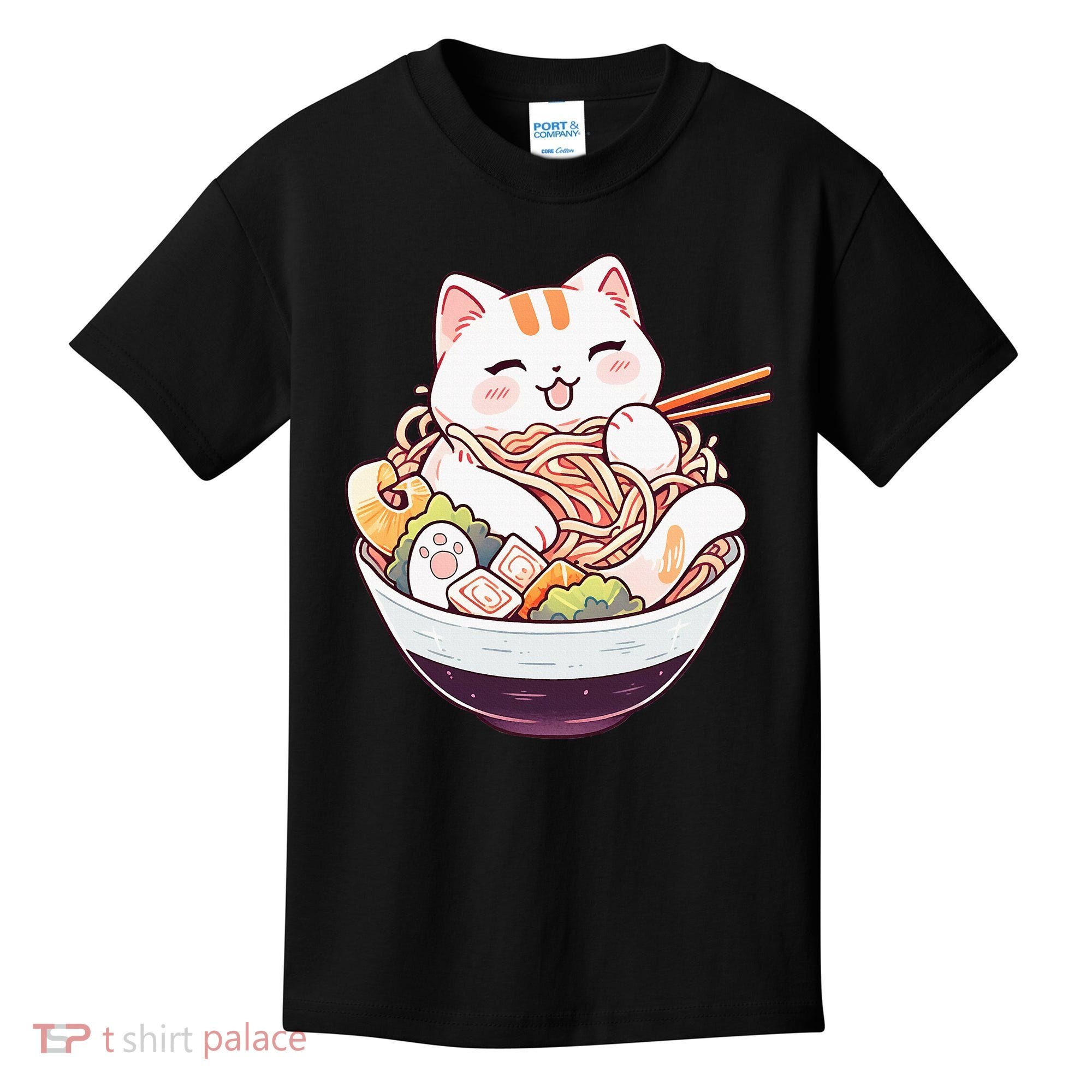 Ra Cat Kawaii Neko Cute Anime Kids T-Shirt