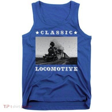Retro Classic Locomotive Steam Train Lovers Vintage Gift Tank Top