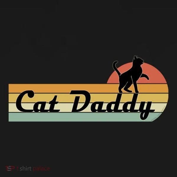 Retro Cat Lovers Cat Daddy Bucket Hat