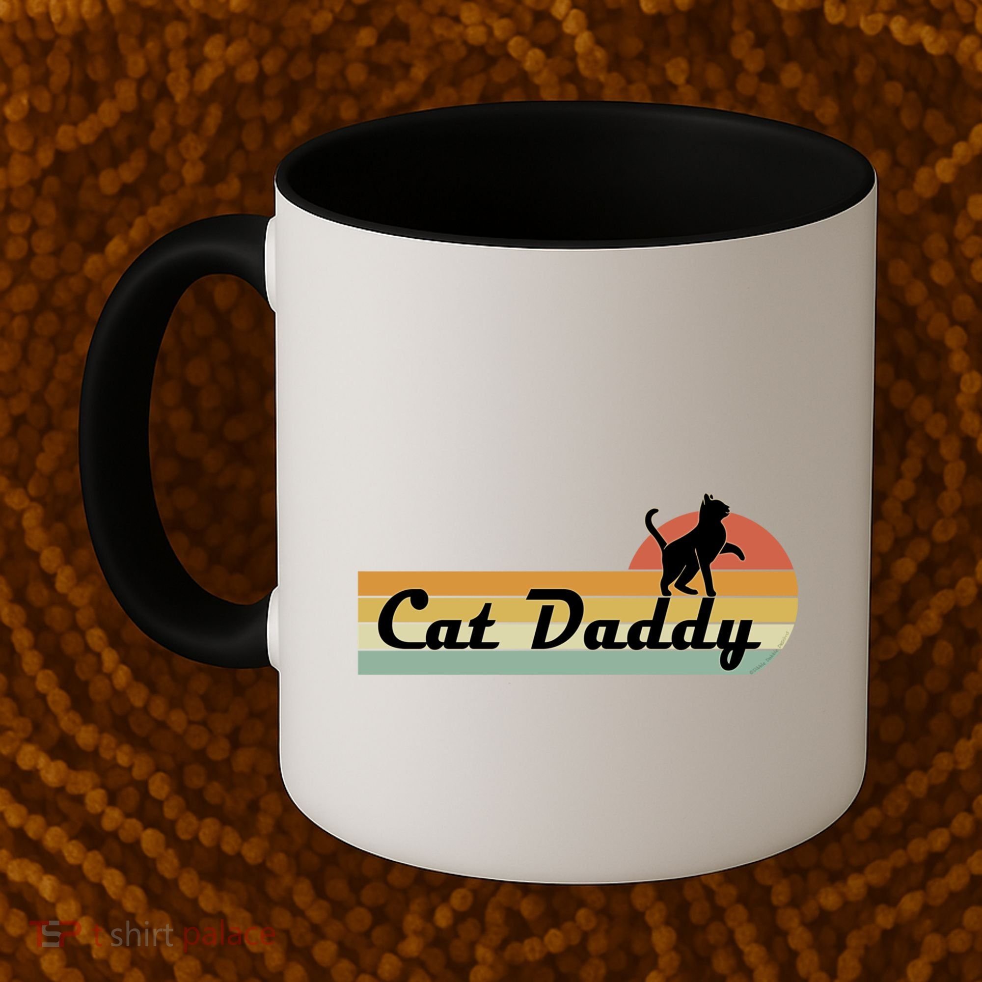 Retro Cat Lovers Cat Daddy Coffee Mug