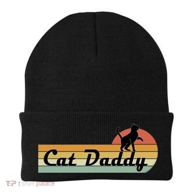 Retro Cat Lovers Cat Daddy Beanie