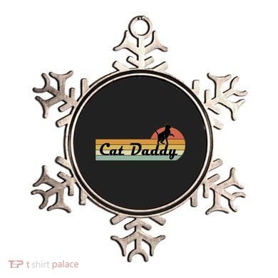 Retro Cat Lovers Cat Daddy Ornament