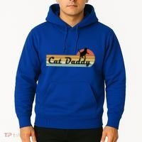 Retro Cat Lovers Cat Daddy Hoodie thumb 2