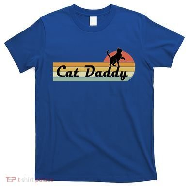 Retro Cat Lovers Cat Daddy T-Shirt
