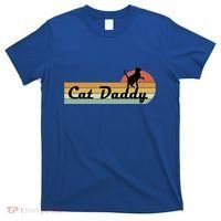 Retro Cat Lovers Cat Daddy T-Shirt thumb 0