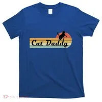Retro Cat Lovers Cat Daddy T-Shirt thumb 0