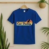 Retro Cat Lovers Cat Daddy T-Shirt thumb 2