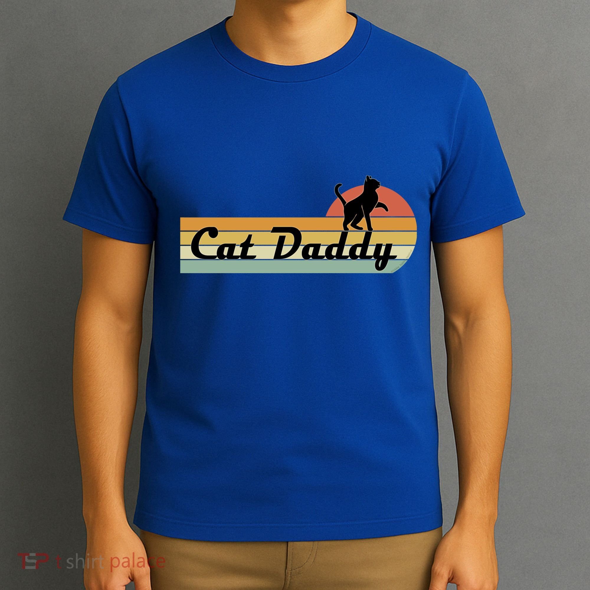 Retro Cat Lovers Cat Daddy T-Shirt