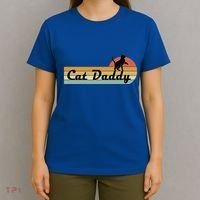 Retro Cat Lovers Cat Daddy T-Shirt thumb 4