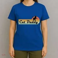 Retro Cat Lovers Cat Daddy T-Shirt thumb 4