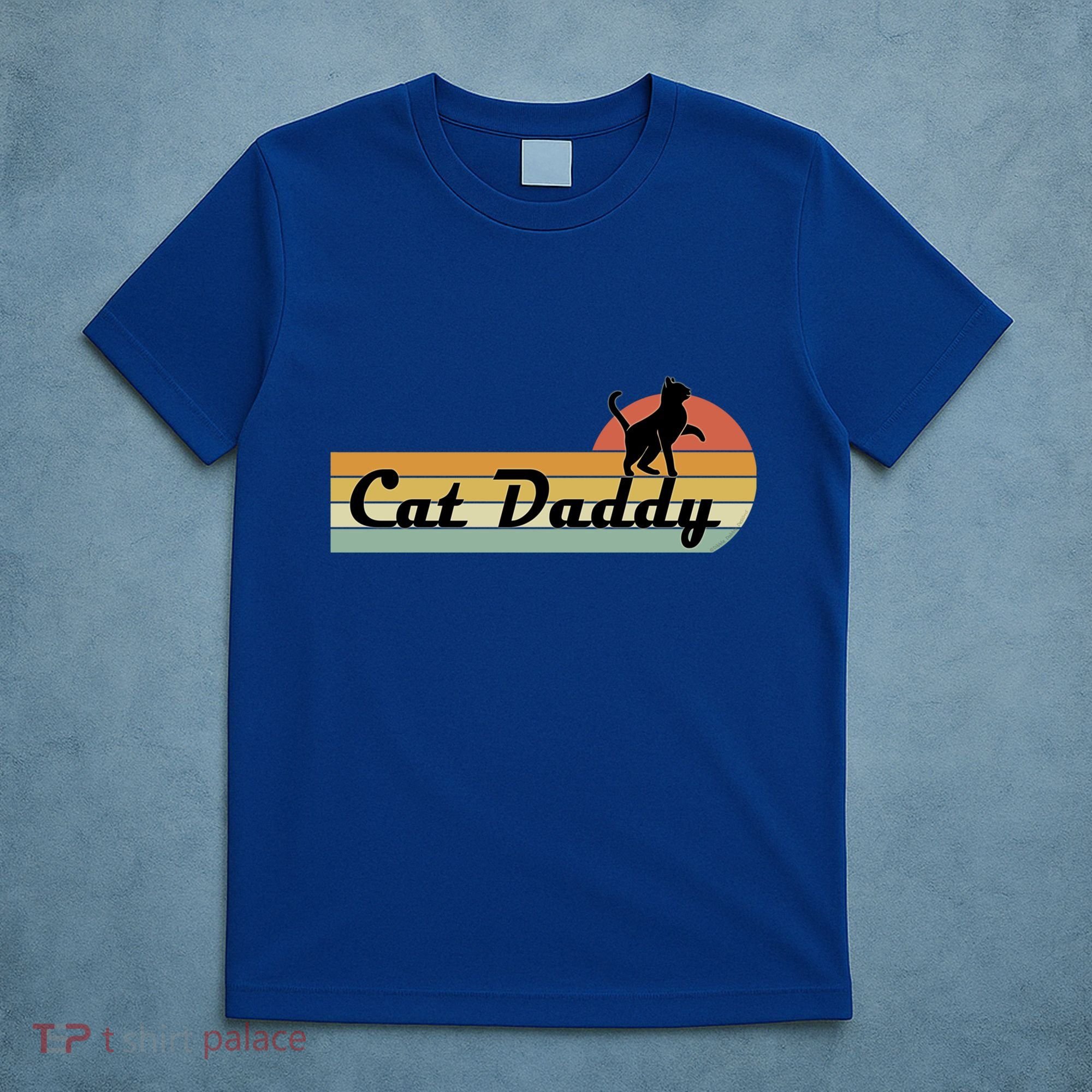 Retro Cat Lovers Cat Daddy T-Shirt
