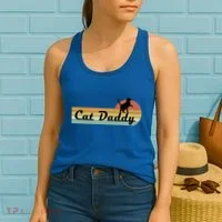Retro Cat Lovers Cat Daddy Women's Tank Top thumb 2