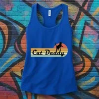 Retro Cat Lovers Cat Daddy Women's Tank Top thumb 3