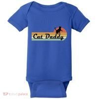 Retro Cat Lovers Cat Daddy Baby Bodysuit thumb 0