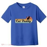 Retro Cat Lovers Cat Daddy Toddler T-Shirt thumb 0