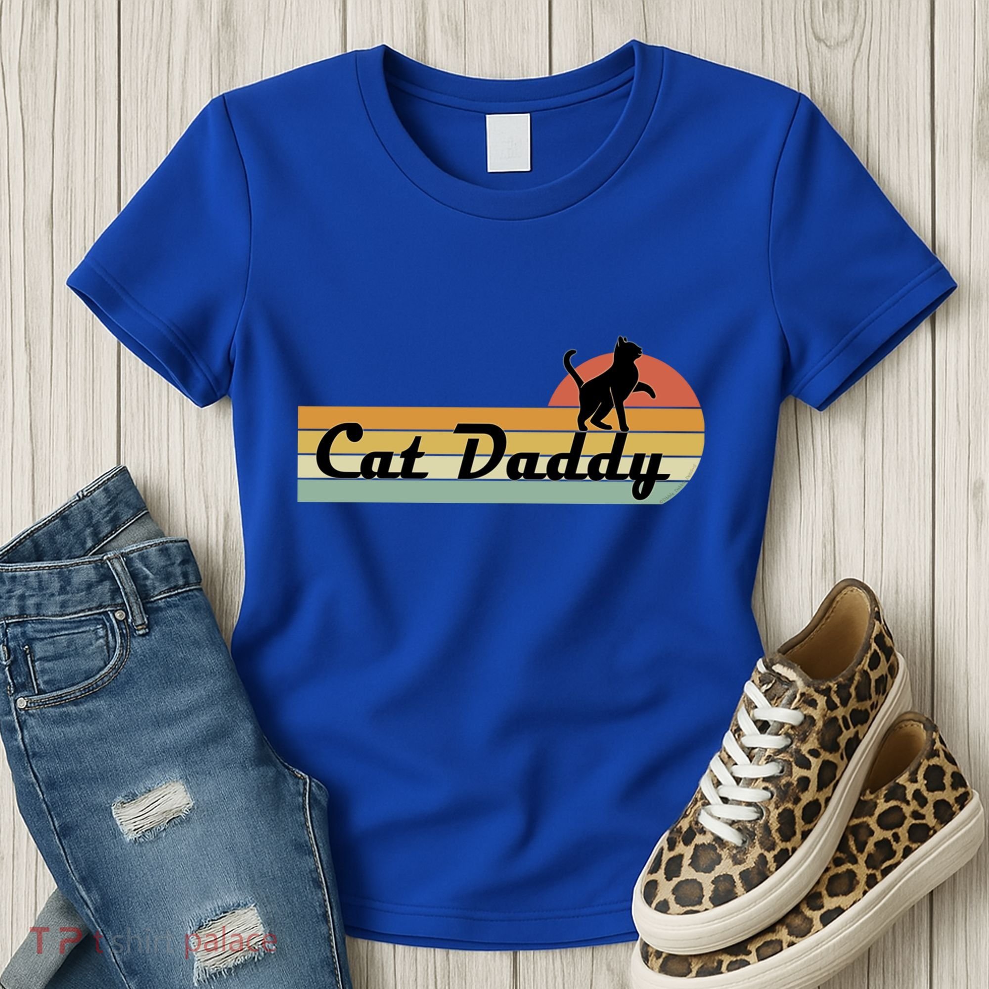 Retro Cat Lovers Cat Daddy Women's T-Shirt
