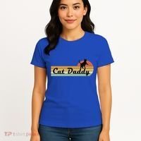 Retro Cat Lovers Cat Daddy Women's T-Shirt thumb 4