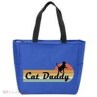 Retro Cat Lovers Cat Daddy Tote Bag thumb 0