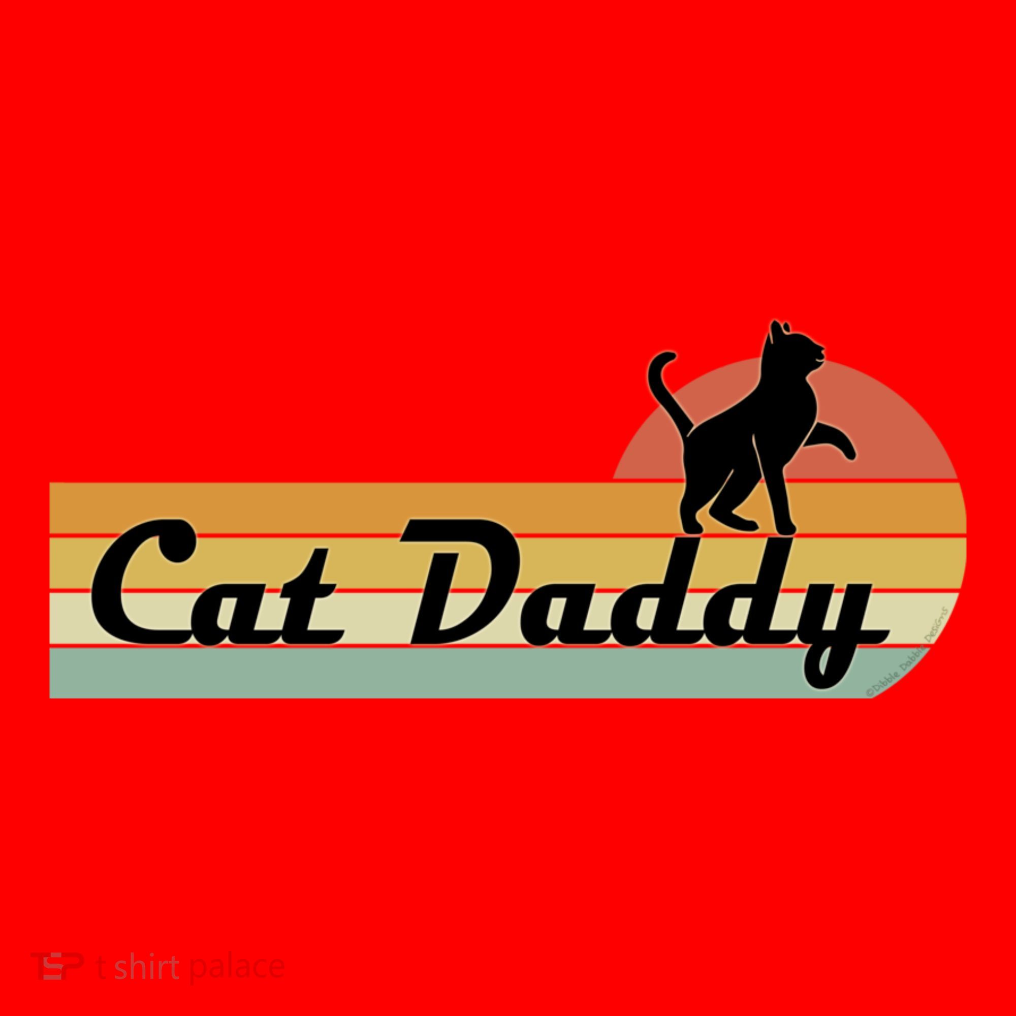 Retro Cat Lovers Cat Daddy Santa Hat