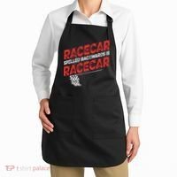 Race Car Lovers Car Racing Apparel Racecar Spelled Backwards Apron thumb 2