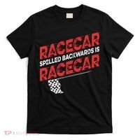 Race Car Lovers Car Racing Apparel Racecar Spelled Backwards T-Shirt thumb 0