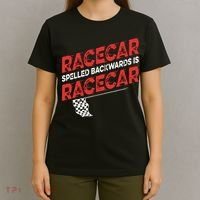 Race Car Lovers Car Racing Apparel Racecar Spelled Backwards T-Shirt thumb 4