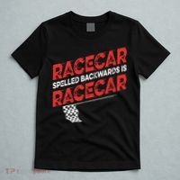 Race Car Lovers Car Racing Apparel Racecar Spelled Backwards T-Shirt thumb 5