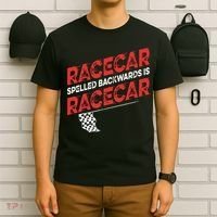Race Car Lovers Car Racing Apparel Racecar Spelled Backwards T-Shirt thumb 6