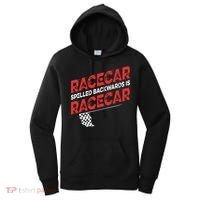 Race Car Lovers Car Racing Apparel Racecar Spelled Backwards Women's Hoodie thumb 0