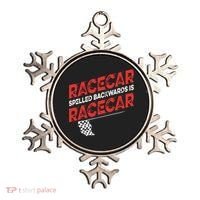 Race Car Lovers Car Racing Apparel Racecar Spelled Backwards Ornament thumb 0