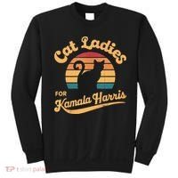 Retro Cat Ladies For Kamala Sweatshirt thumb 0