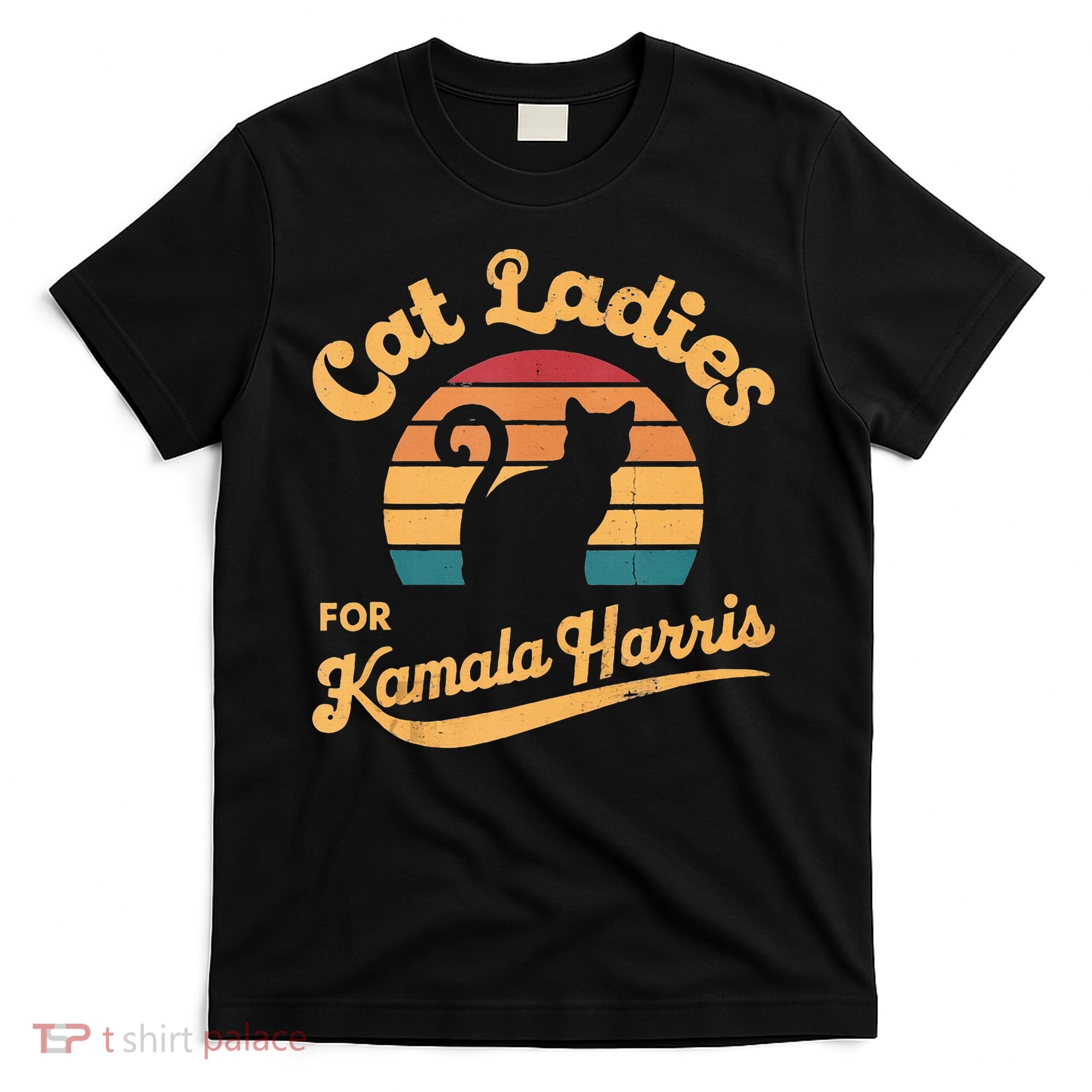 Retro Cat Ladies For Kamala T-Shirt