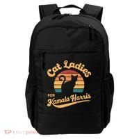 Retro Cat Ladies For Kamala Backpack thumb 0