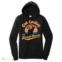 Retro Cat Ladies For Kamala Women's Hoodie thumb 0