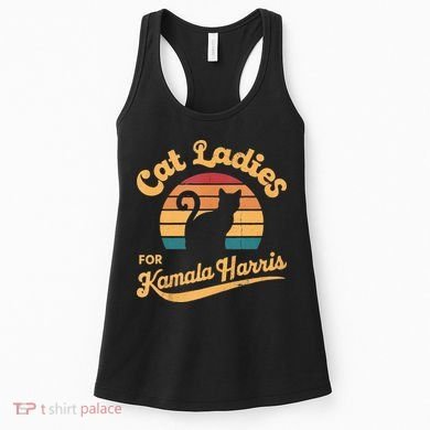 Retro Cat Ladies For Kamala Women's Tank Top