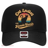 Retro Cat Ladies For Kamala Hat thumb 0