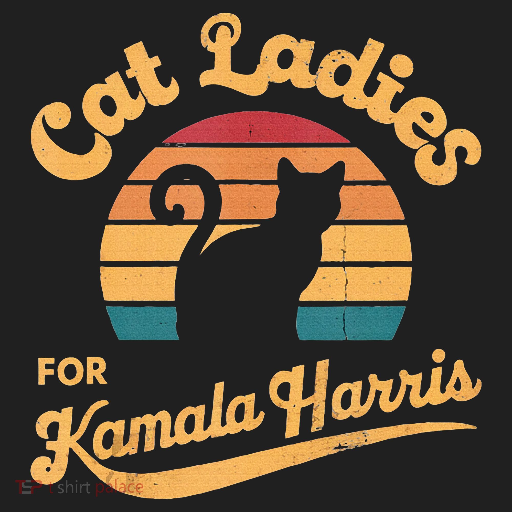 Retro Cat Ladies For Kamala Hat