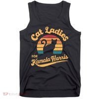 Retro Cat Ladies For Kamala Tank Top thumb 0