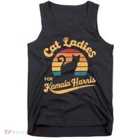 Retro Cat Ladies For Kamala Tank Top thumb 0