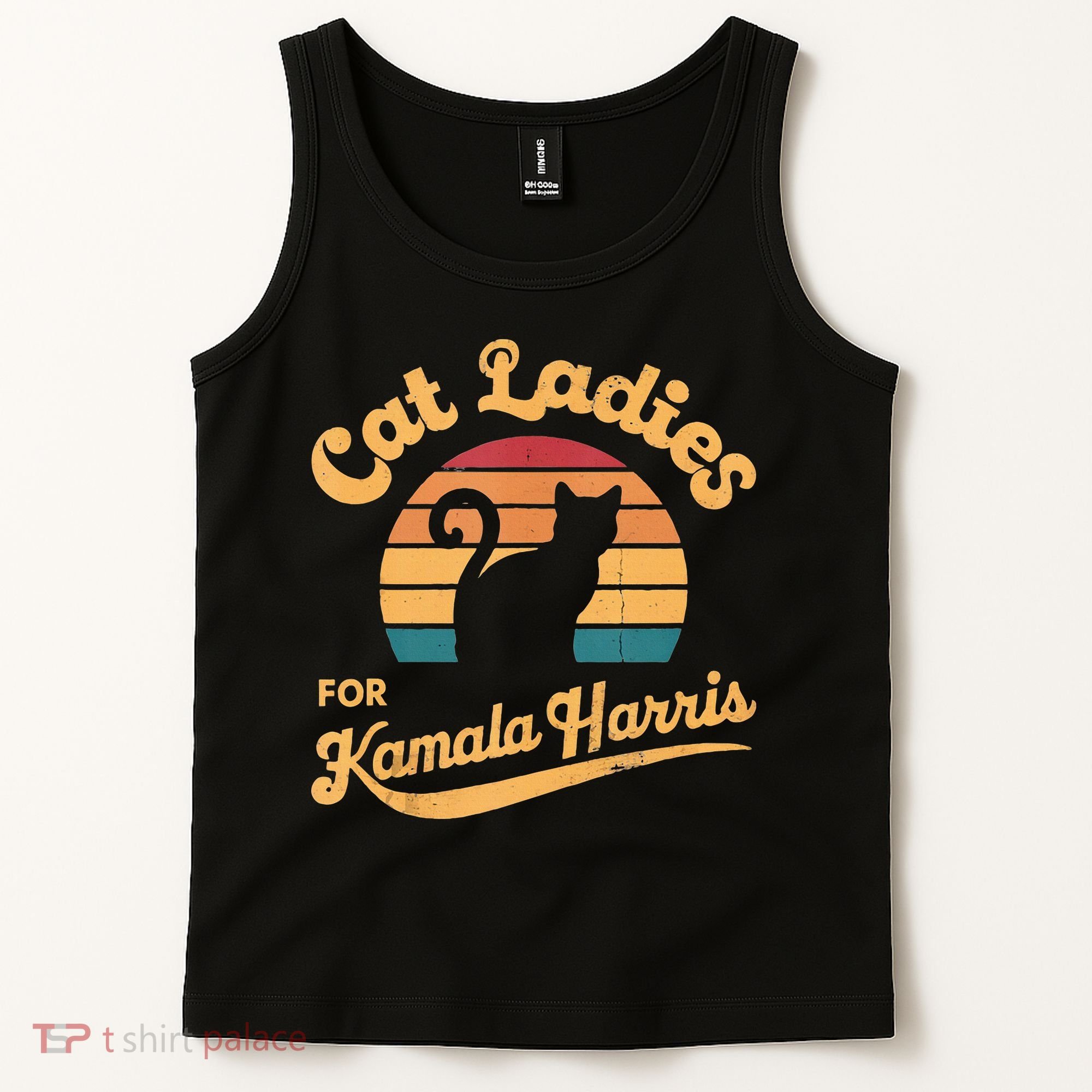 Retro Cat Ladies For Kamala Tank Top
